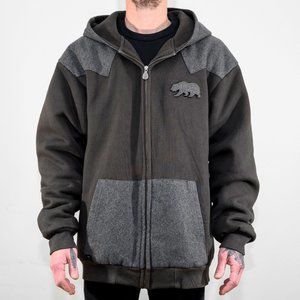 Grassroots Zip Up Lined Sweatshirt / Jacket